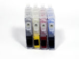 Prefilled Sublimation 220XL Alternative No Chip Refillable Inkjet Cartridge for WF2650, WF2750, WF2630, WF2760 Printers
