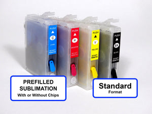 Prefilled Sublimation 232XL Non OEM No Chip Refillable Ink Cartridge for XP4200, XP4205, XP5200, WF2950, WF2930