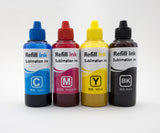 202XL Alternative No Chip Sublimation Printer Kit for WF2860, XP5100 Printers - Includes Sublimation Ink, Refillable Carts, Syringes