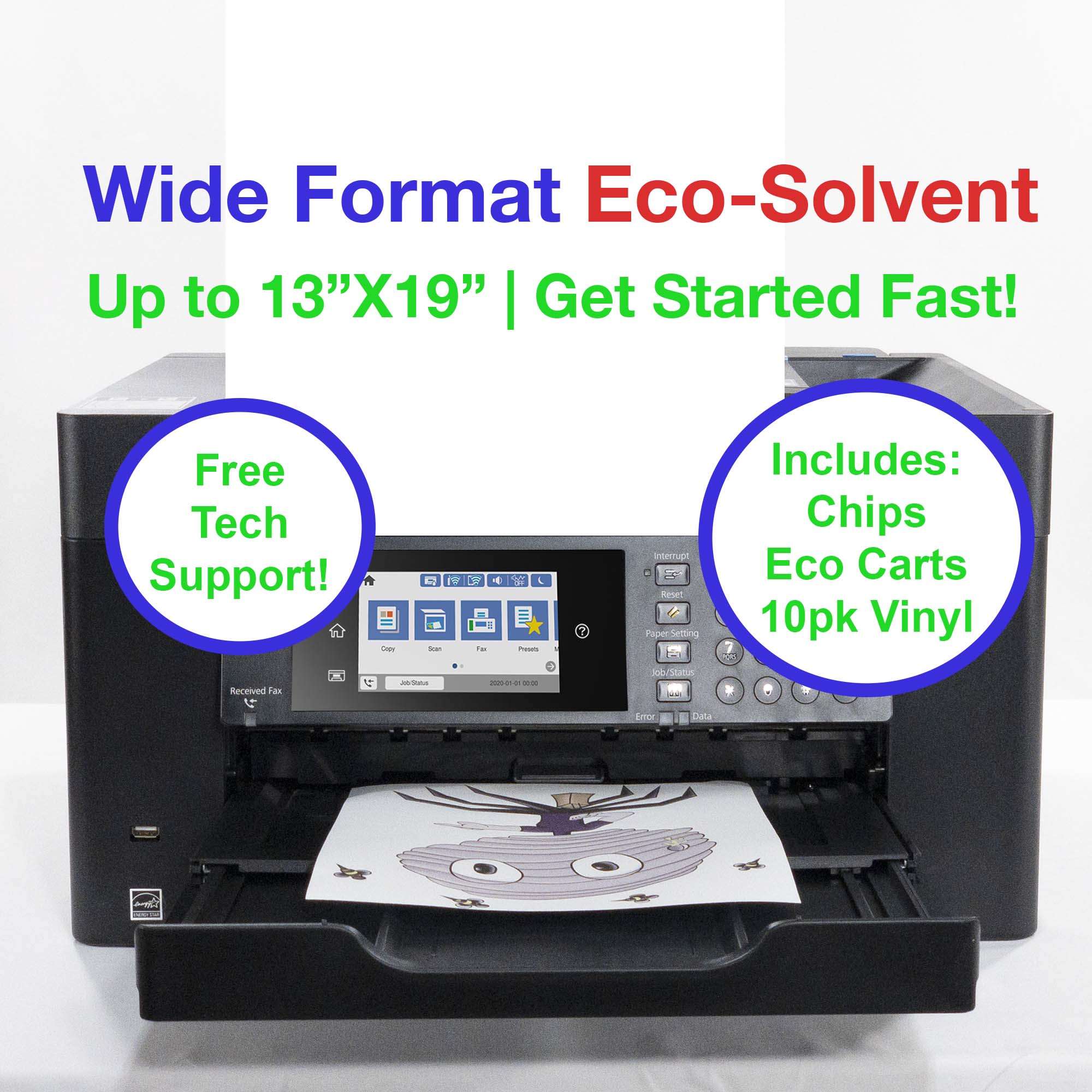 Eco-Solvent Heat Transfer Vinyl for Sale